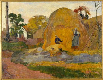 The Yellow Stacks or The Blonde Harvest by Paul Gauguin